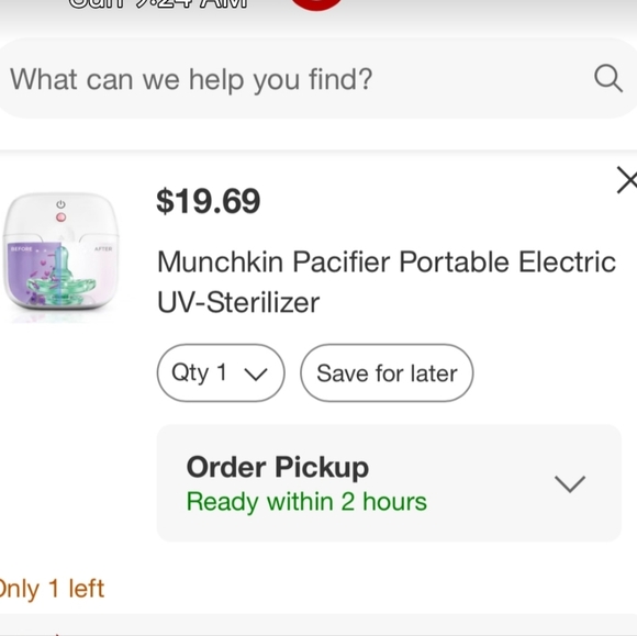 Munchkin White Portable Pacifier Sterilizer - Picture 4 of 4